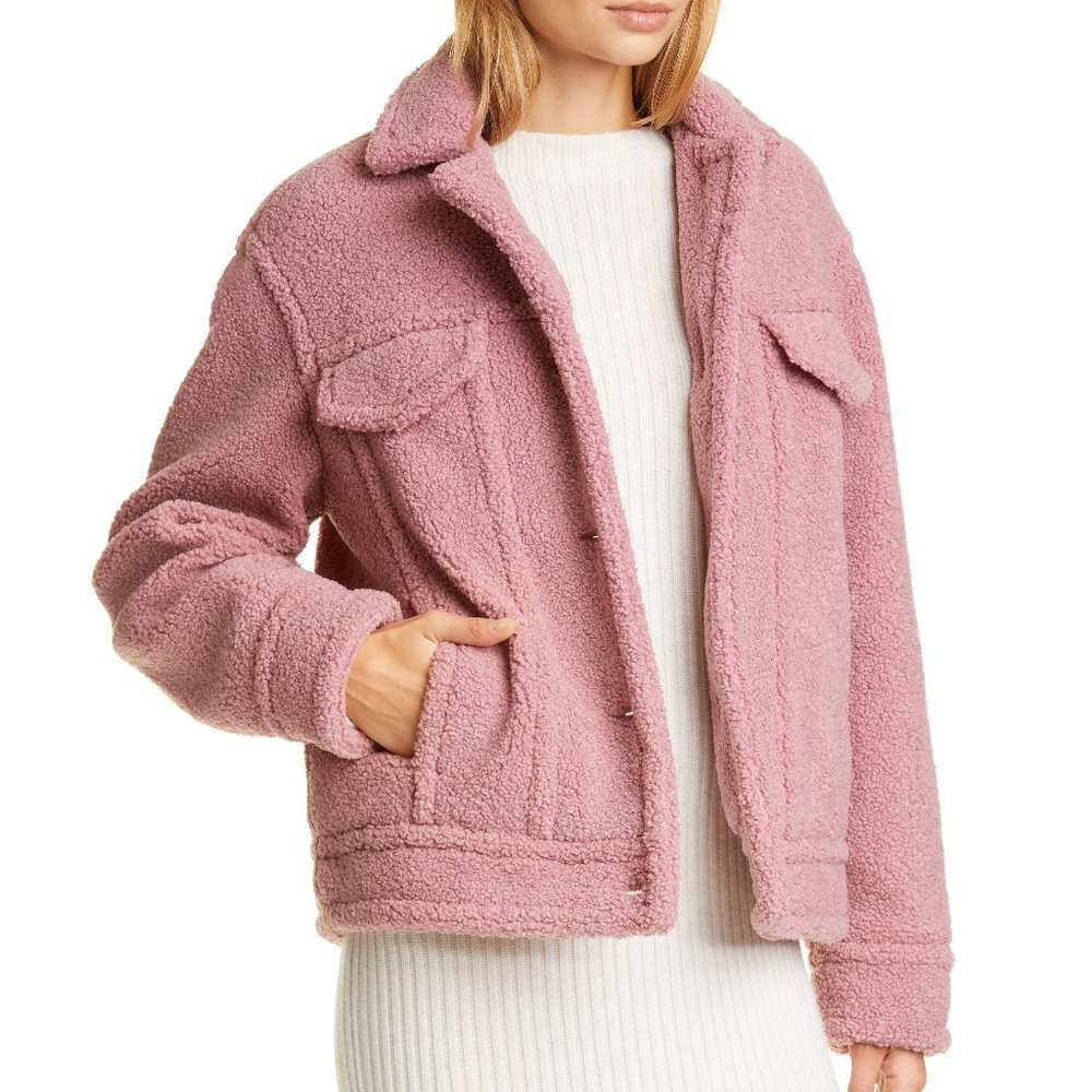 NWT Vince Teddy Faux Fur Jacket